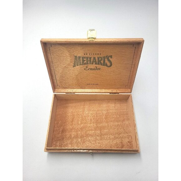 Mehari's Agio Cigars Empty Wood 50 Cigar Box Made in Holland Customized - Picture 5 of 6